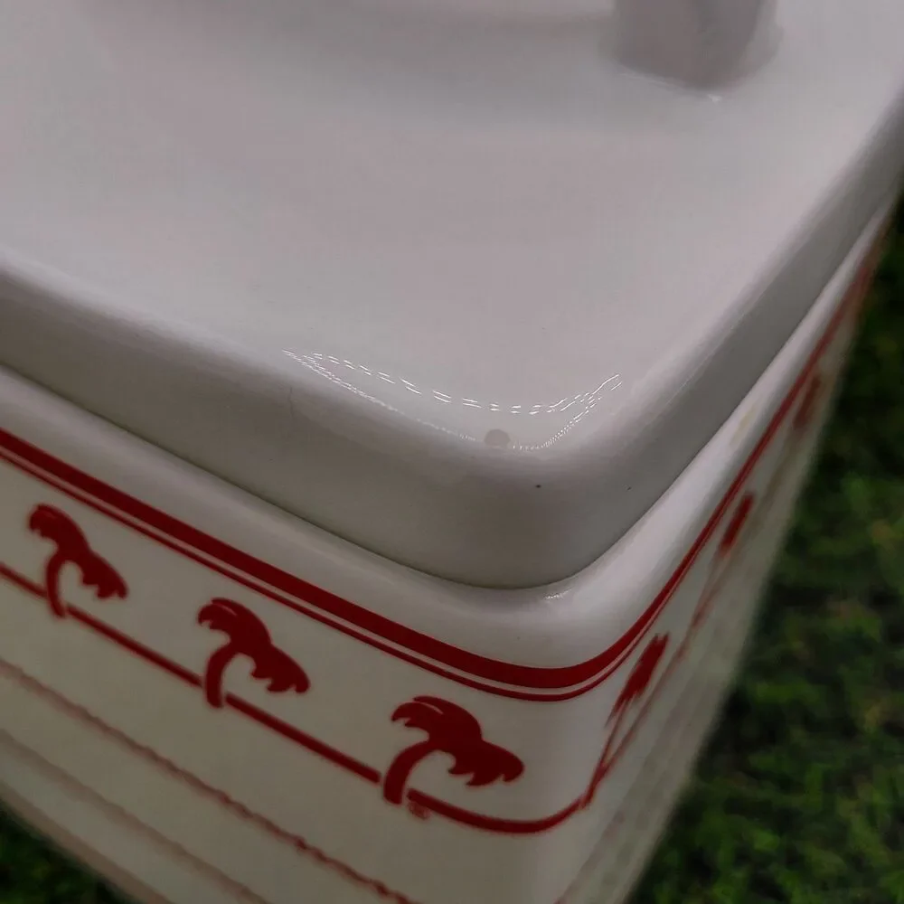 In-N-Out Burger Restaurant Ceramic Canister Jar 6